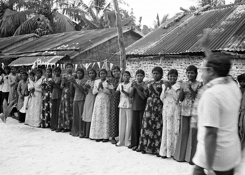 women gathered on streets